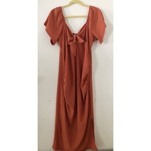 Beautiful Midi Maternity Dress